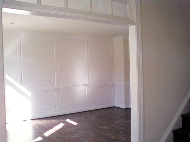 Raised Panelled Wall