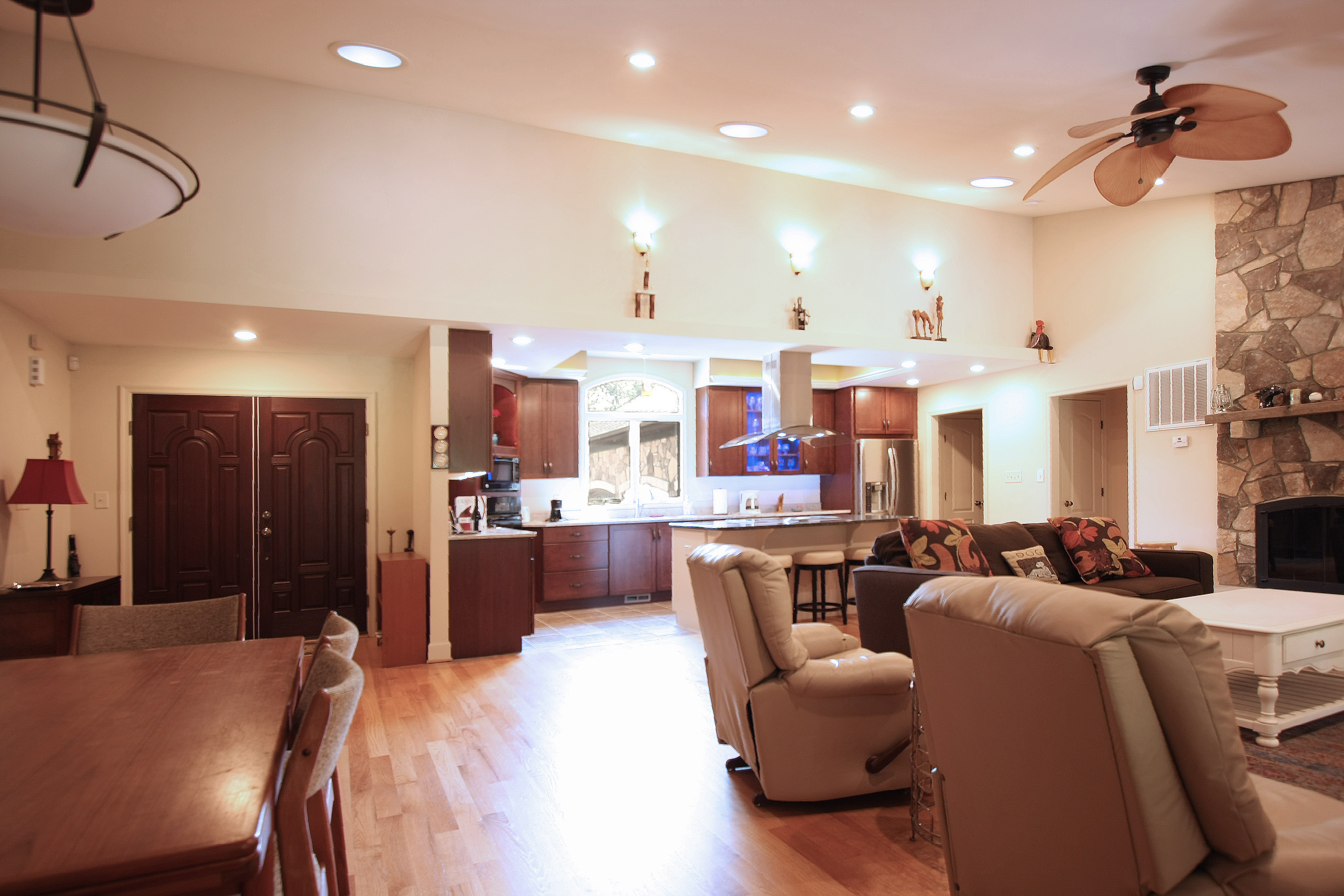 Open Concept Kitchen and Living Space