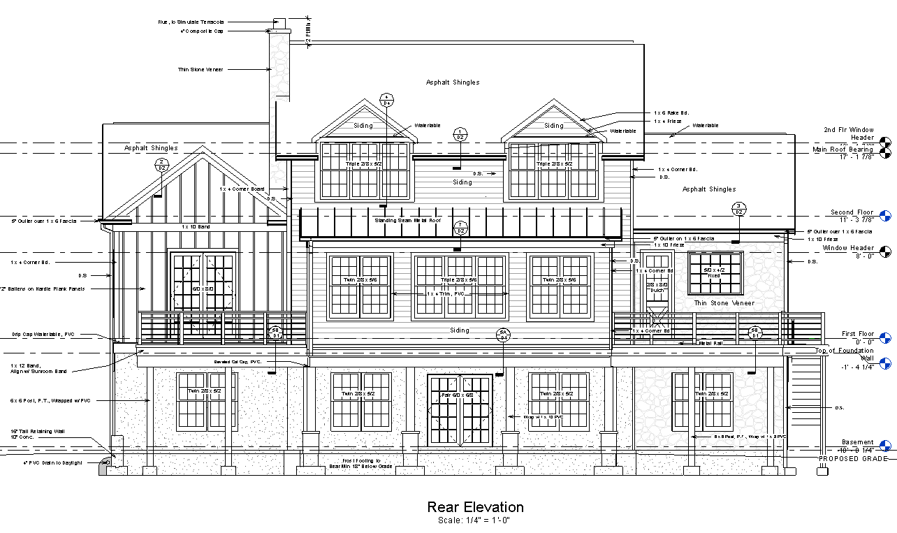 Rear Elevation
